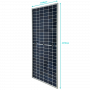 para Energia Solar GENERICO MONO-585W MONO-585W 585W 52Voc Monocristalino Bifacial MC4 Panel Fotovoltaico 144-Celda