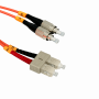 Jumper FIBRA JFMCF1 JFMCF1 1mt SC-FC OM1 MultiModo MM Duplex Jumper Fibra 62.5/125um LSZH