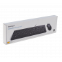 Teclado / Mouse OTRAS MARCAS WIRED-KM WIRED-KM KENSINGTON Teclado y Mouse Cable Resistente Antiderrames USB-AM Negro