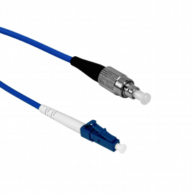 Jumper FIBRA JBSLF5 JBSLF5 LSZH Blindado 5mt LC-FC SM Simplex Jumper Cable Fibra 3.0mm 9/125um