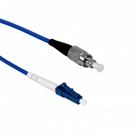 Jumper FIBRA JBSLF5 JBSLF5 LSZH Blindado 5mt LC-FC SM Simplex Jumper Cable Fibra 3.0mm 9/125um