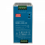Fuente poder/Poe MEANWELL NDR-240-24 NDR-240-24 MEANWELL 24VDC 240W 10A ajust/24-28V Ancho-63mm Riel-DIN Fuente Poder