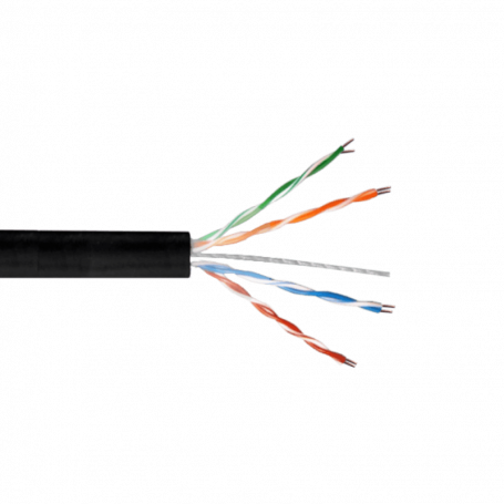 Exterior UTP OTRAS MARCAS CBX6T-UN3 CBX6T-UN3 TRIMERX AWG23 CAT6 Exterior Negro Cable Multifilar 305mt Cobre