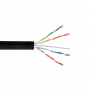 Exterior UTP OTRAS MARCAS CBX6T-UN3 CBX6T-UN3 TRIMERX AWG23 CAT6 Exterior Negro Cable Multifilar 305mt Cobre