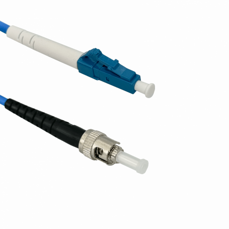 Jumper FIBRA JBSLT5 JBSLT5 LSZH Blindado 5mt LC-ST Mono SM Simplex Jumper Cable Fibra 3.0mm 9/125