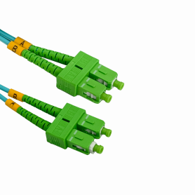 Jumper FIBRA JF3AA2 JF3AA2 2mt SC/APC-SC/APC OM3 Multimodo MM Duplex Jumper Fibra LSZH