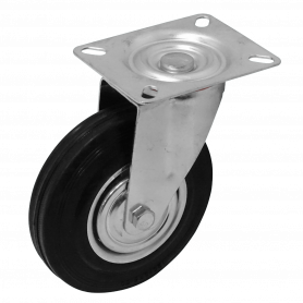 Accesorio Rack Otras Marcas RUEDO-5 RUEDO-5 Rueda 5-pulgadas Giratoria Negra Soporta-125Kg 82x100x155mm