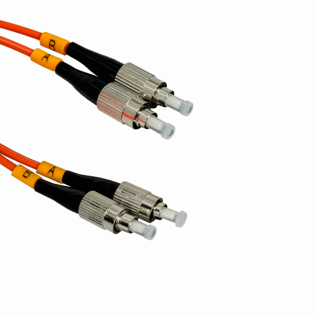 Jumper FIBRA JFMFF3 JFMFF3 3mt FC-FC OM1 MultiModo MM Duplex Jumper Fibra 62.5/125um LSZH
