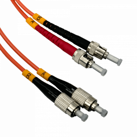 Jumper FIBRA JFMFT3 JFMFT3 3mt FC-ST OM1 Multimodo MM Duplex Jumper Fibra 62.5/125um LSZH