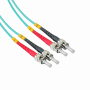 Jumper FIBRA JF3TT1 JF3TT1 1mt ST-ST OM3 Multimodo MM Duplex Jumper Fibra 3.0mm 50/125um LSZH