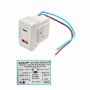 Fuente poder/Poe KALOP KEP-AC KEP-AC KALOP Type-C 1xUSB-C 1xUSB-A Total 3A 10W 100-240VAC Bastidor KS40493