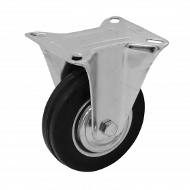 Accesorio Rack Otras Marcas RUEDA-4 RUEDA-4 Rueda 4-pulgadas Fija Negra Soporta-80Kg 85x100x130mm