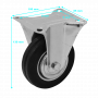 Accesorio Rack Otras Marcas RUEDA-4 RUEDA-4 Rueda 4-pulgadas Fija Negra Soporta-80Kg 85x100x130mm