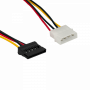 SATA / IDE GENERICO PSATAIDE PSATAIDE 1-MOLEX-M 1-SATA-H Cable de poder 15cm