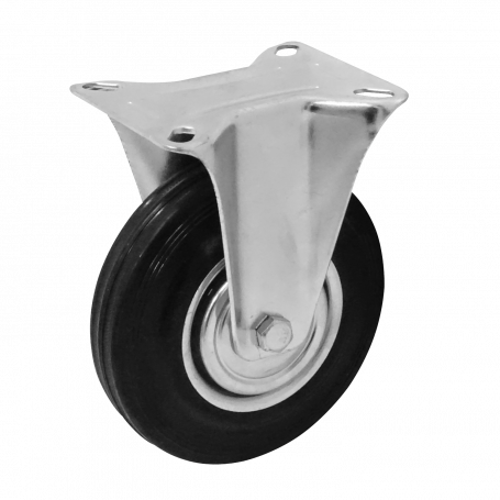 Accesorio Rack Otras Marcas RUEDA-5 RUEDA-5 Rueda 5-pulgadas Fija Negra Soporta-125Kg 85x100x155mm