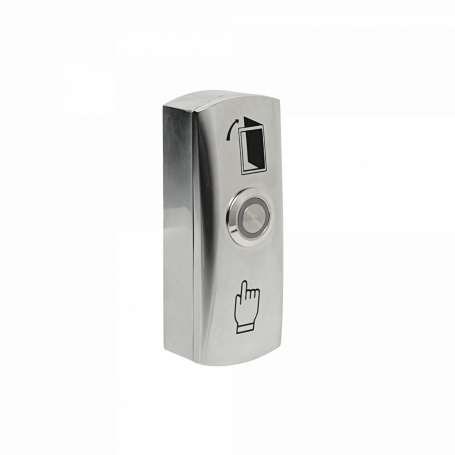 Pulsadores ZKTeco EX-803L EX-803L ZK Boton Pulsador-N/A 30x81x24mm Placa Metal Sobrepuesto