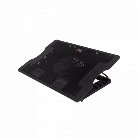 Soporte TV / Tripode GENERICO SOP-VENT SOP-VENT Soporte ajustable con ventilador Negro para Portatil 9-17Pulg 2-USB