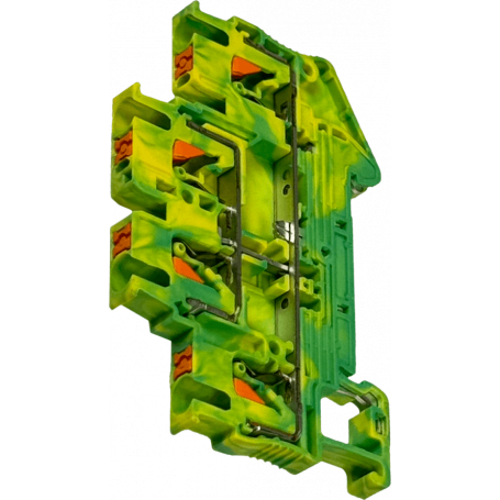 Regleta Electrica / Protob OTRAS MARCAS BOR25-4V BOR25-4V PHOENIX Borne Conexion-4 PT Riel-Din 0,2-2,5mm2 AWG28-14 Verde