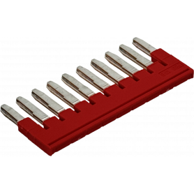 Regleta Electrica / Protob OTRAS MARCAS FBS10-5 FBS10-5 PHOENIX Peine Puentiador 10-Pin Conexion-Borne Separacion-5mm Rojo