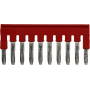 Regleta Electrica / Protob OTRAS MARCAS FBS10-5 FBS10-5 PHOENIX Peine Puentiador 10-Pin Conexion-Borne Separacion-5mm Rojo