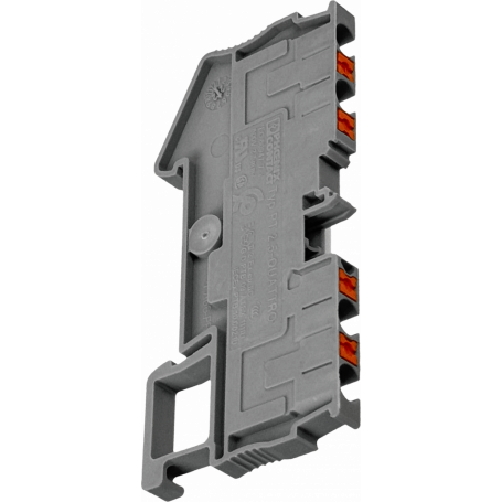 Regleta Electrica / Protob OTRAS MARCAS BOR25-4G BOR25-4G PHOENIX Borne Conexion-4 PT 0,2-2,5mm2 Riel-Din AWG28-14 Gris
