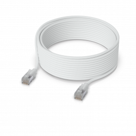 CAT6A Ubiquiti WEPA-12 WEPA-12 UI 12mt Cable Etherlighting Blanco Cat6a UACC-CABLE-PATCH-EL-C6A-12M-W
