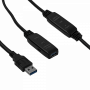 Ext. USB Activa o UTP Otras Marcas USB3EX10 USB3EX10 Cable USB3.0 10mt A-M A-H AM-AH Extension Activa