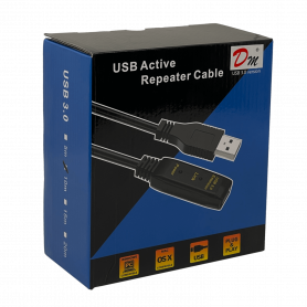 Ext. USB Activa o UTP Otras Marcas USB3EX10 USB3EX10 Cable USB3.0 10mt A-M A-H AM-AH Extension Activa