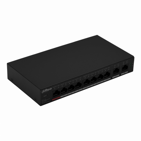 Admin 8-12 PoE DAHUA CS4010 CS4010 DAHUA Switch 8-100-Poe++af/at 2-1000 110W-tot Admin inc-54V