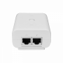 PoE 30-48V 802.3af Ubiquiti U-POE+30W U-POE+30W UBIQUITI 2,5Gbps 48VDC 30W Inyector PoE+ 0,65A 802.3at Cumple Norma