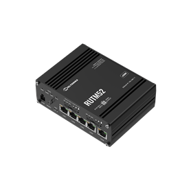 Internet 4G Teltonika RUTM52 Router Industrial Teltonika RUTM52, 5G Dual SIM, Wi-Fi 5, 4 Puertos Ethernet