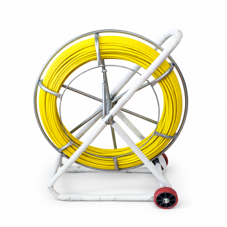 LAUCHA-150 150mt 11mm c/Carrete FibraVidrio/PE Pasacables Laucha Electrica Alambre