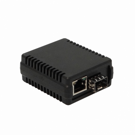 Chasis / Modulo / PCI Fibra EM-0101-TG EM-0101-TG EUROLAN 1-SFP 1-1000-RJ45 Gigabit Media Converter 5-18VDC inc-12VDC