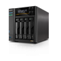 NAS ASUSTOR AS6804T Lockerstor 4 Gen3, AMD Ryzen Quad-Core, 16GB RAM DDR5 ECC, Dual 10GbE + Dual 5GbE