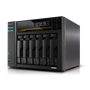 NAS ASUSTOR AS6806T Lockerstor 6 Gen3, AMD Ryzen Quad-Core, 16GB RAM DDR5 ECC, Dual 10GbE + Dual 5GbE