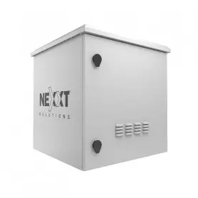Nexxt Solutions Infrastructure - Outdoor Pole Mount Cabinet - SPCC steel - Light gray powder coat - Incluye acc mont barra tierr
