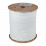 Monomodo Cable 1-10 Fibras Otras Marcas CFSO2W CFSO2W Blanca 1000mts 2-Fibra-SM-G652D DropFTTH Exterior-PVC 3-Portante 5x2mm