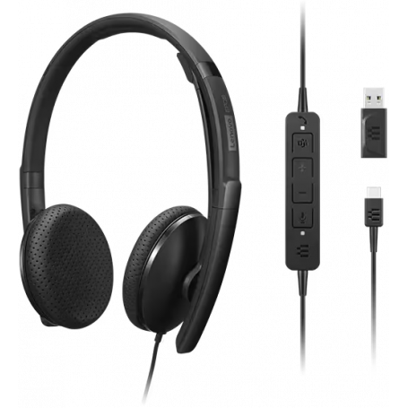 Audifonos / Manos Libres Lenovo 4XD1M45626 Lenovo - Headphones - Wired - VoIP Headset (Teams)