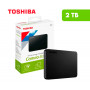 Discos duros Externos Toshiba HDTB520XK3AA Disco Duro Externo Toshiba Canvio Basics, 2TB, USB 3.0, Negro