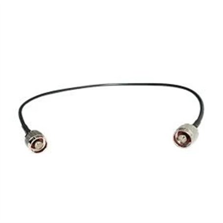 Cable coax armado Sanny Telecom ST-NM-3BL1-NM ST-NM-3BL1-NM 100cm 1mt N-Macho N-Macho Cable Coaxial Negro N a N
