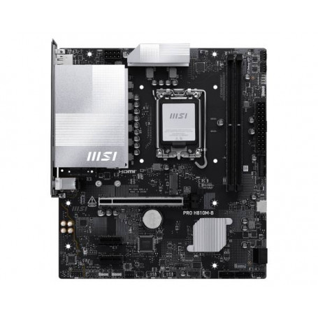 Placas Madre MSI 824142420362 MSI - PRO H810M-B - Motherboard - ATX - Intel H810 - para Core Ultra - DDR5