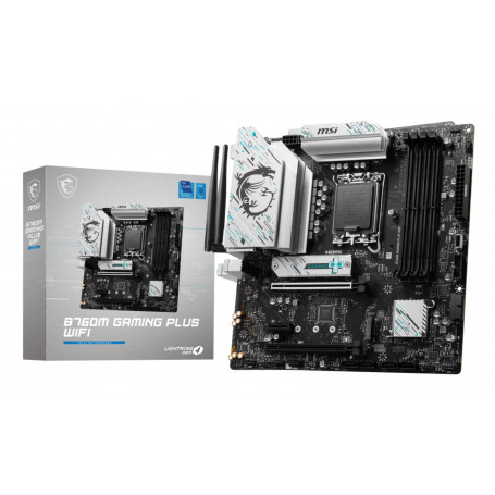 Placas Madre MSI 824142343562 MSI - 824142343562 - Motherboard - Micro ATX - LGA1700 Socket - Intel B760 - para Core i9 / par...