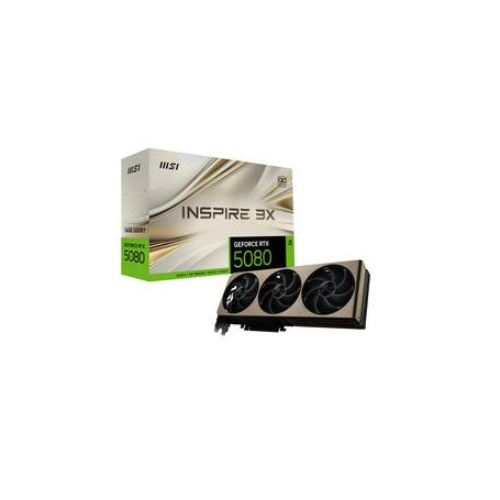 Tarjetas de Video MSI 824142395943 MSI - PCI Express - NVIDIA GeForce RTX 5080 - 16G Inspire 3X