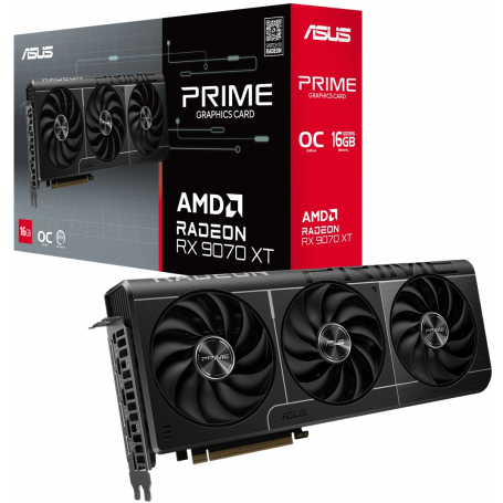 Tarjetas de Video ASUS PRIME-RX9070XT-O16G ASUS - s T/Video Prime RX-9070XT - NVIDIA RX-9070XT - GDDR7 Gaming - 16gb
