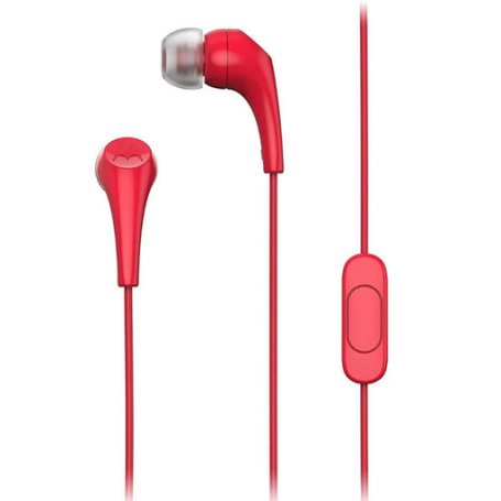 Audifonos / Manos Libres MOTOROLA 79MOTE2RED Motorola - EARBUDS 2-S - Headphones - Para Cellular phone - Wired - rojo