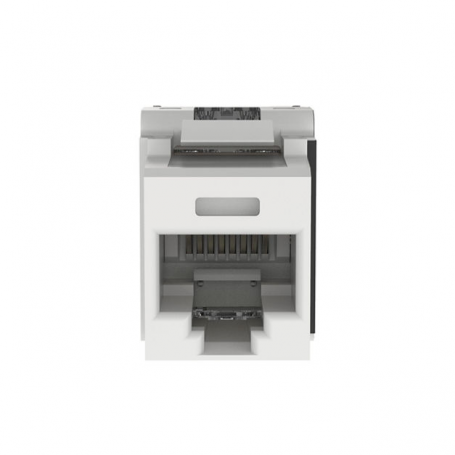Cat3-rj11 Cat6a Cat7 Panduit NK6X88MWH Panduit NetKey Category 6A Punchdown Jack Module - Modular insert - RJ-45 - white