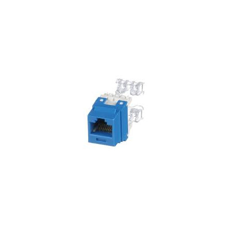 Modulo RJ45 CAT6 Hembra Panduit NK688MBU Panduit NetKey Punchdown Jack Module - Modular insert - RJ-45 - blue