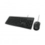 Teclado / Mouse Xtech XTK-302S Xtech - Keyboard and mouse set - Wired - Spanish - USB - Black - Multimedia XTK-302S