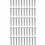 Tornillo / tuerca GENERICO YUR5-06 YUR5-06 50-unids. 4 x 3/4 Largo-19mm Plata Cruz Tornillos Roscalata Punta