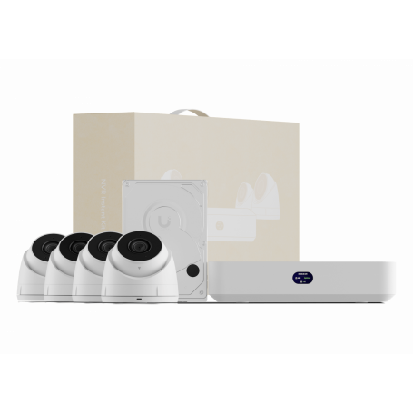 Grabador DVR / NVR UBIQUITI UNVR-INSTANT-KIT UNVR-INSTANT-KIT UBIQUITI Kit UNVR-INSTANT + 4-UVC-G5-TURRET-ULTRA inc-Disco-1TB